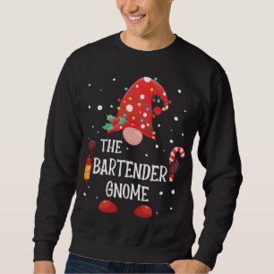 Der Barkeeper Gnome Matching Family Weihnachtsspie Sweatshirt