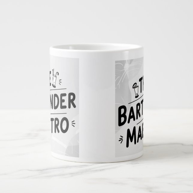 Der Barkeeper Maestro Jumbo-Tasse (Vorderseite)
