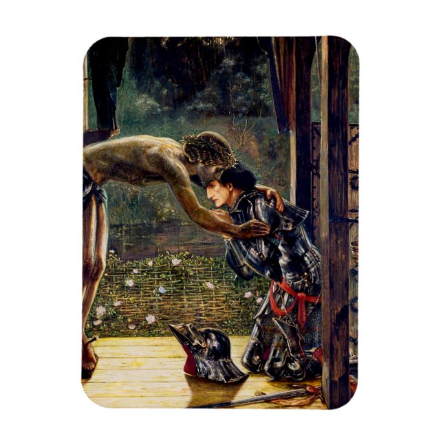 Der barmherzige Ritter von Edward Burne-Jones Magnet (Vertikal)