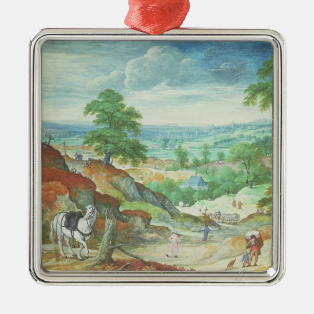 Der barmherzige Samariter 2 Ornament Aus Metall (Vorne)