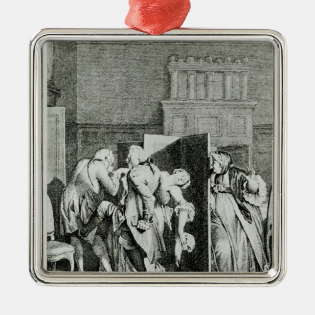 Der Baron… begrüßtes Candide Silbernes Ornament (Vorne)