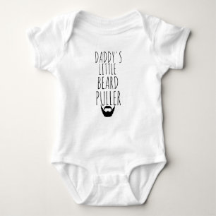 DER BART-ABZIEHVORRICHTUNGS-HIPSTER-BABY DES VATIS BABY STRAMPLER