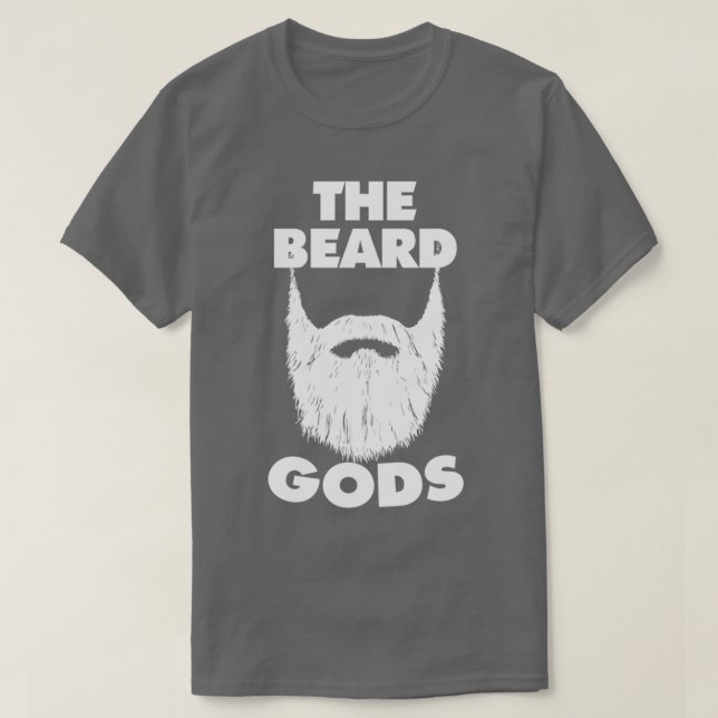 Der Bart Gods Bart liebt Donx27t Shave White T-Shirt (Design vorne)