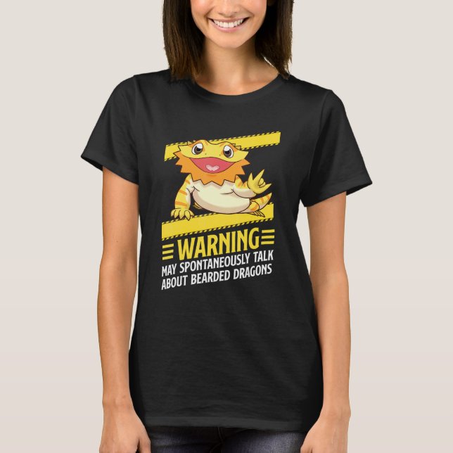 Der Bartdrache kann spontan über Bartde sprechen T-Shirt (Vorderseite)
