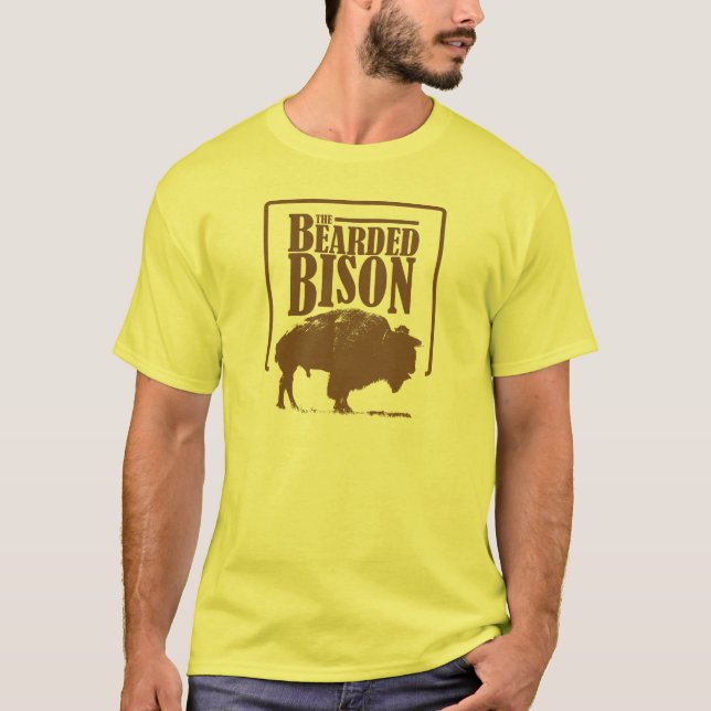 Der bärtige Bison T-Shirt (Vorderseite)