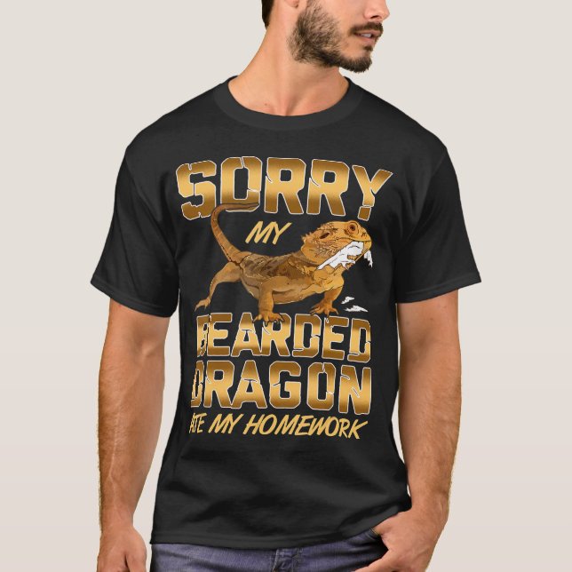 Der bärtige Drache, den mein bärtige Drache, hat m T-Shirt (Vorderseite)