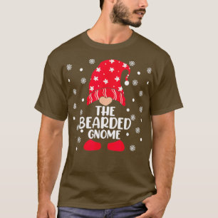 Der bärtige Gnome passt Familie Weihnachten Pajama T-Shirt