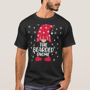 Der bärtige Gnome passt Familie Weihnachten Pajama T-Shirt