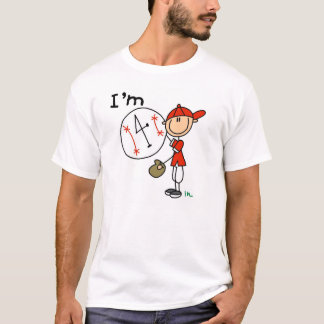 Der Baseball des Jungen bin ich 4 T-Shirt