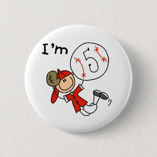 Der Baseball des Jungen bin ich 5 Button