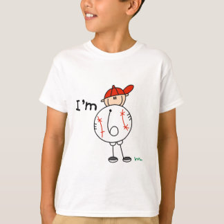 Der Baseball des Jungen bin ich 6 T-Shirts und
