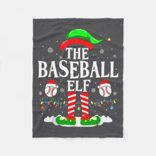 Der Baseball-Elf Lustige Weihnachten Srt Liebhaber Fleecedecke