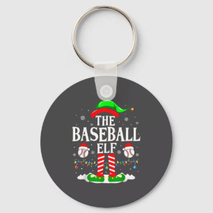 Der Baseball-Elf Lustige Weihnachten Srt Liebhaber Schlüsselanhänger