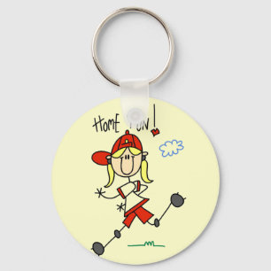 Der Baseball-Zuhause-Lauft-shirts und -geschenke Schlüsselanhänger