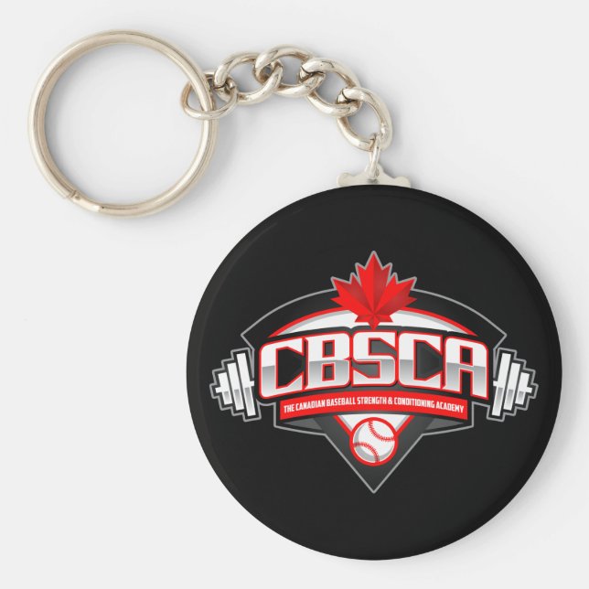 Der Basic Button-Schlüsselanhänger von CBSCA 2.25" Schlüsselanhänger (Vorne)