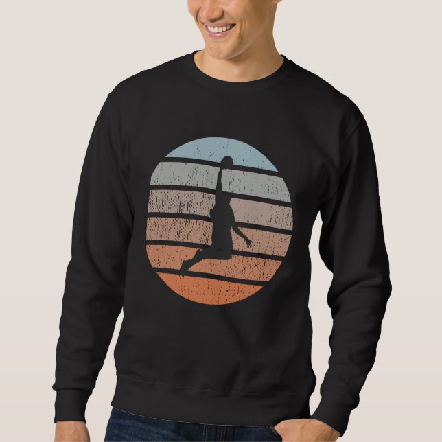 Der Basketballspieler Sweatshirt (Vorderseite)