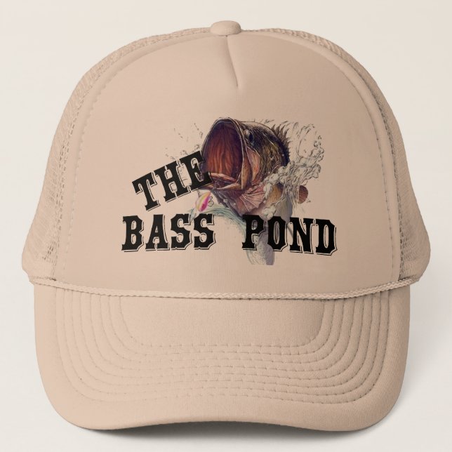 Der Bass-Teich Truckerkappe (Vorderseite)
