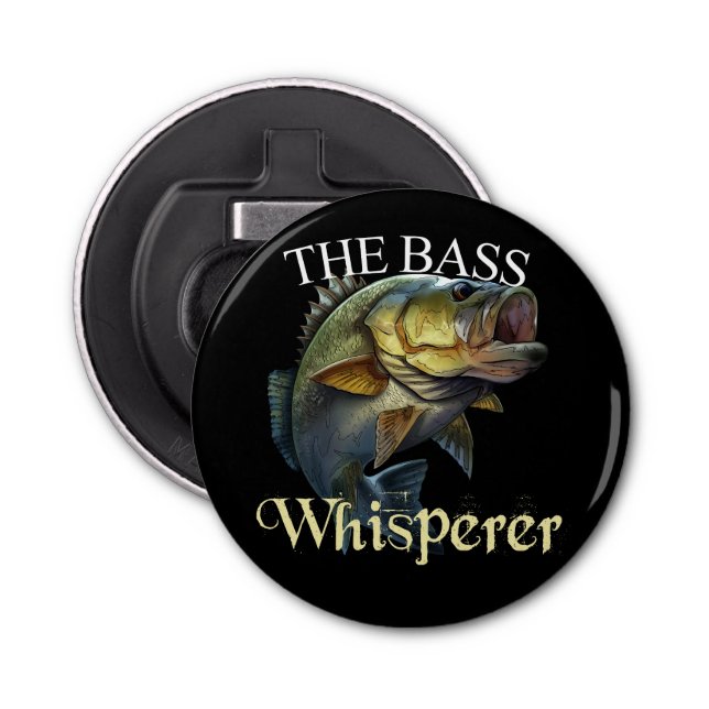 Der Bass Whisperer Dunkel Flaschenöffner (Vorderseite)
