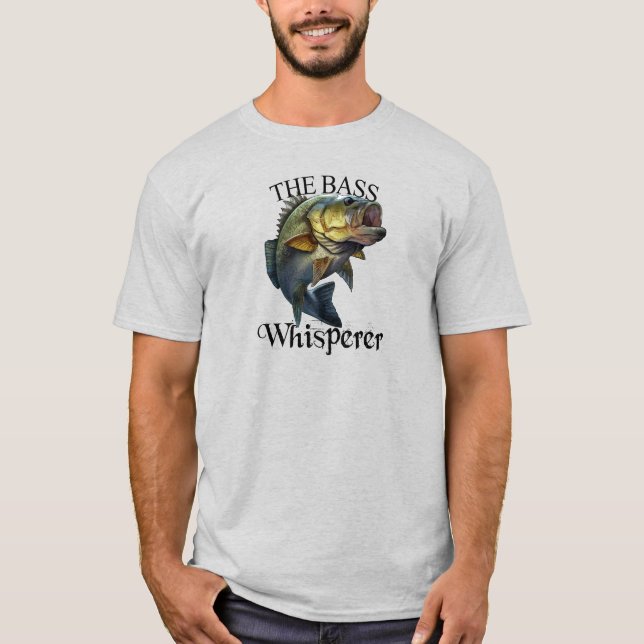 Der Bass Whisperer Light T - Shirt (Vorderseite)