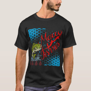 "Der Bassangeln-Elfen-Weihnachtsfamilien Party" T-Shirt