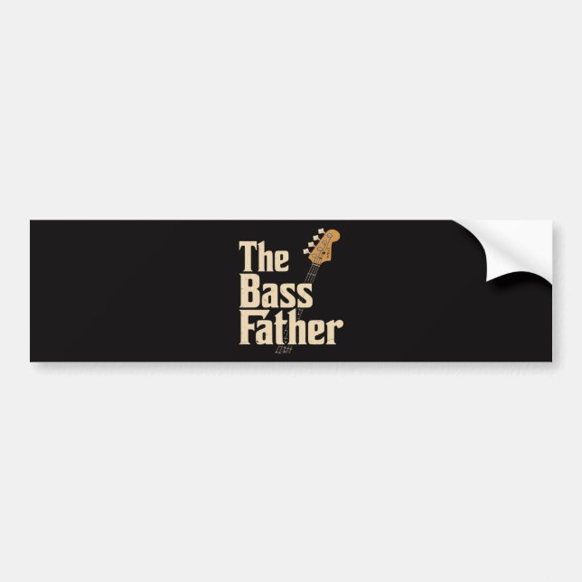 Der Bassvater  Autoaufkleber (Vorne)