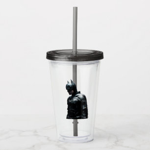 Der Batman im Regen Acryltrinkbecher