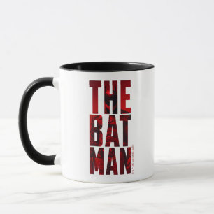 Der Batman Typografy Cutout Tasse