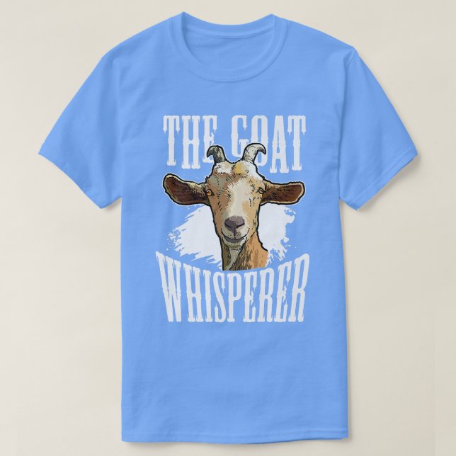 Der Bauer der Ziegenflüsterziege T-Shirt (Design vorne)