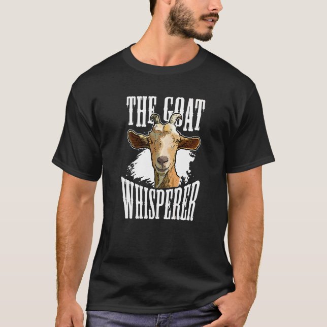 Der Bauer der Ziegenflüsterziege T-Shirt (Vorderseite)