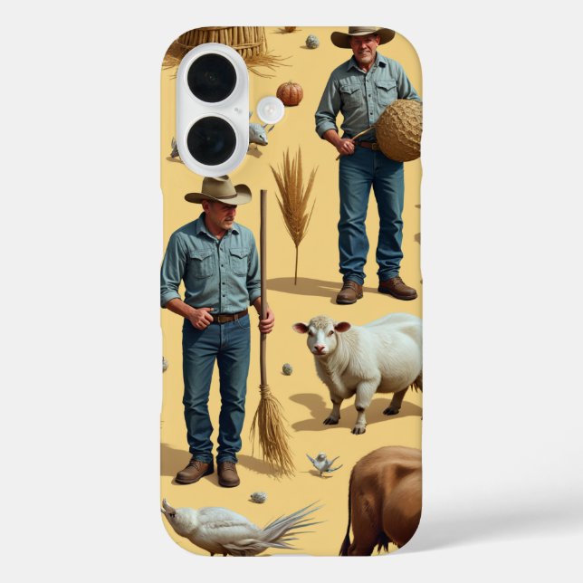 Der Bauer, dessen Ernte vorbei ist Case-Mate iPhone Hülle (Rückseite)