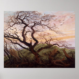 Der Baum der Krähen, 1822 Poster