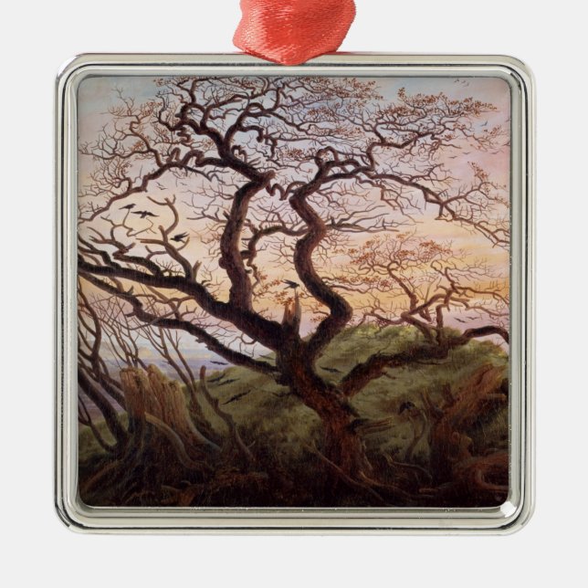 Der Baum der Krähen, 1822 Silbernes Ornament (Vorne)