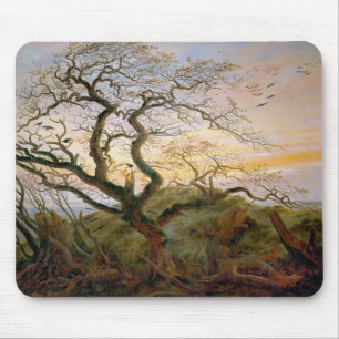 Der Baum der Krähen (von Caspar David Friedrich) Mousepad