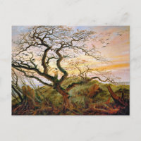 Der Baum der Krähen von Caspar David Friedrich