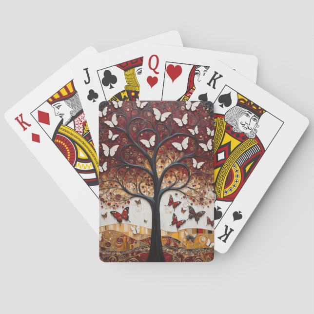 Der Baum der Metamorphose Spielkarten (Rückseite)