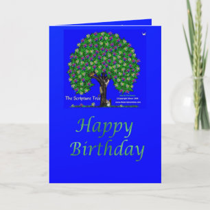 Der Baum der Schrift - Happy Birthday.. Kein besse Karte