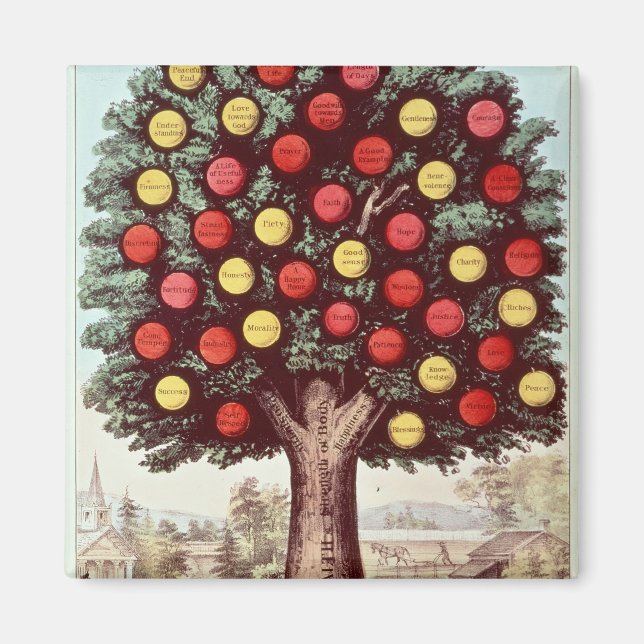 Der Baum der Temperance, 1872 Magnet (Vorne)