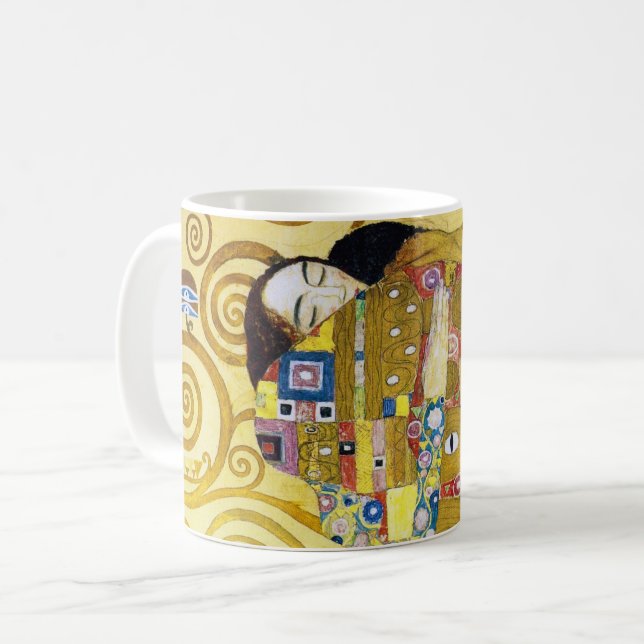 Der Baum des Lebens (Detail), Klimt Kaffeetasse (Vorderseite Links)