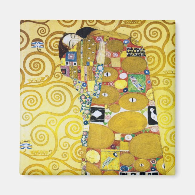 Der Baum des Lebens (Detail), Klimt Magnet (Vorne)