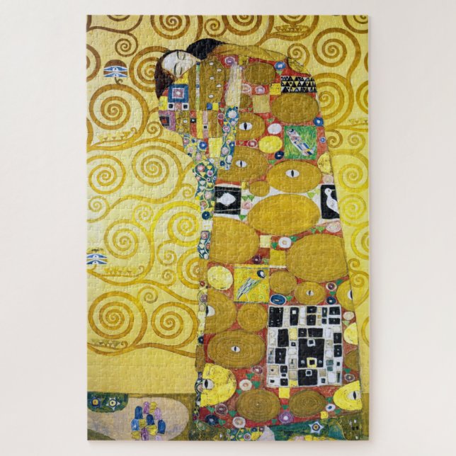 Der Baum des Lebens (Detail), Klimt Puzzle (Vertikal)