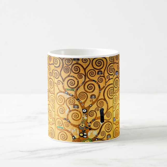 Der Baum des Lebens, Gustav Klimt Kaffeetasse (Mittel)
