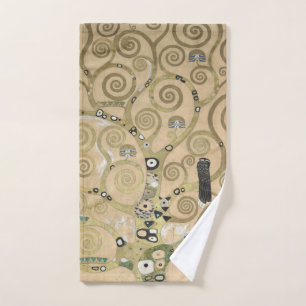 Der Baum des Lebens, Gustav Klimt Ölmalerei  Handtuch
