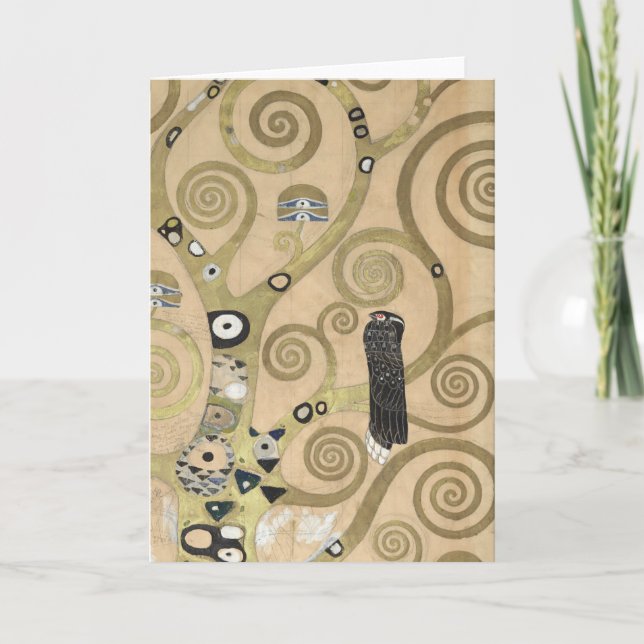 Der Baum des Lebens, Gustav Klimt Ölmalerei  Karte (Vorderseite)