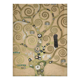Der Baum des Lebens, Gustav Klimt Ölmalerei  Poster
