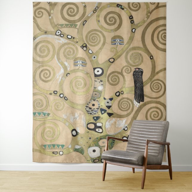 Der Baum des Lebens, Gustav Klimt Ölmalerei  Wandteppich (Beispiel)