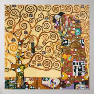 Der Baum des Lebens Gustav Klimt Poster