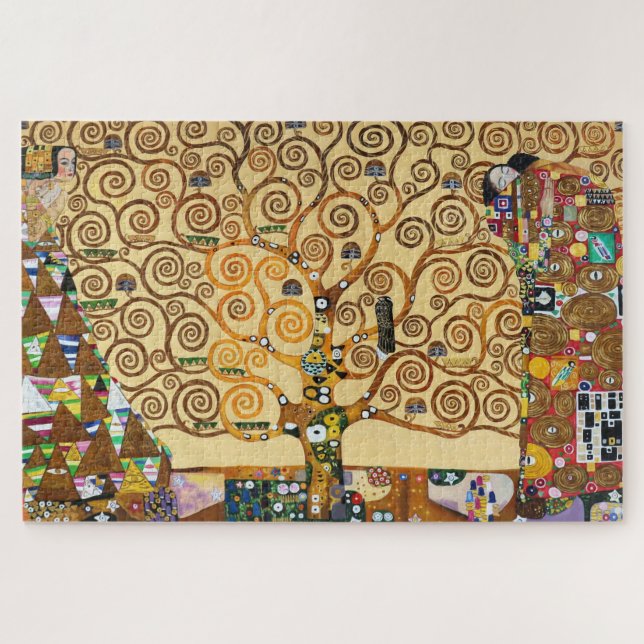 Der Baum des Lebens | Gustav Klimt | Puzzle (Horizontal)