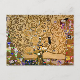Der Baum des Lebens von Gustav Klimt Postkarte