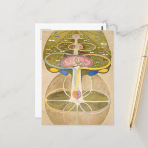 Der Baum des Wissens von Hilma af Klint Postkarte