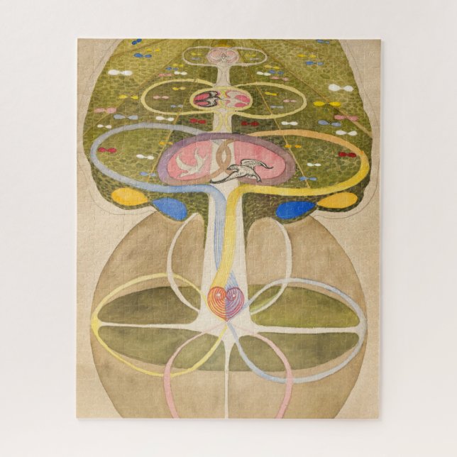 Der Baum des Wissens von Hilma af Klint Puzzle (Vertikal)